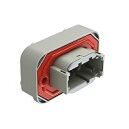 Thermoplastic shell DIP Connector available in multiple terminal options designed for operation between minus 55 and plus 125 degrees Celsius