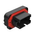 Versatile DIP Connector available in various terminal configurations and black thermoplastic shell for enhanced durability
