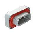 DIP Connector with multiple terminal types and thermoplastic shell designed to operate from minus 55 to plus 125 degrees Celsius