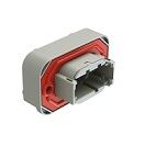 DIP Connector with thermoplastic casing and various terminal types supporting temperature range minus 55 to plus 125 degrees Celsius